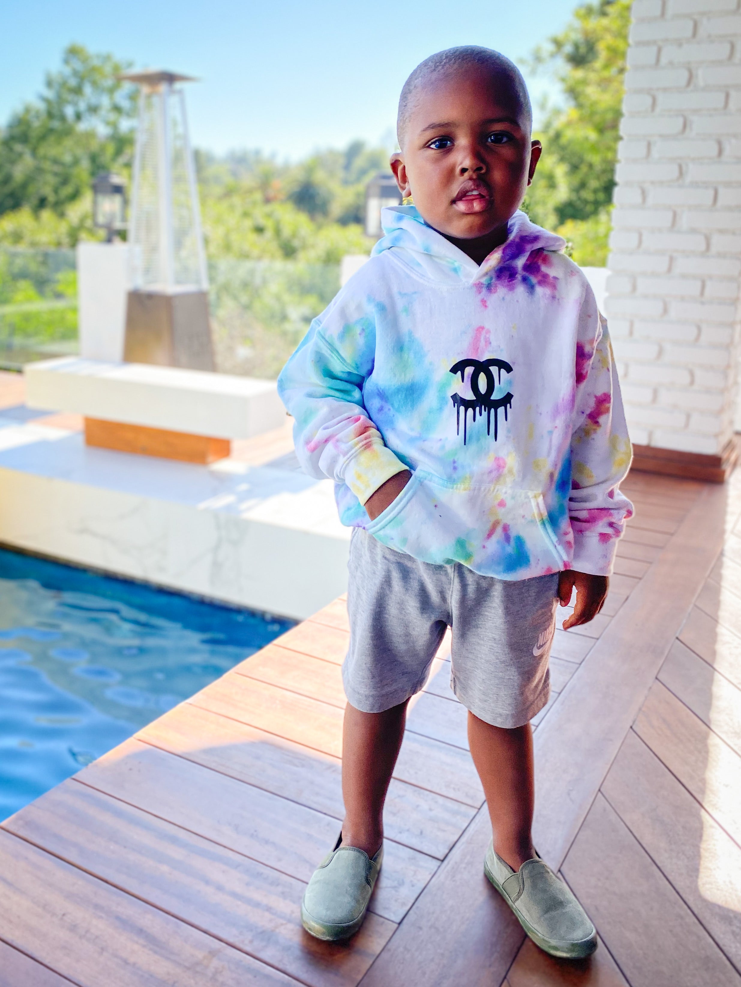 Tie dye sweater kids new arrivals